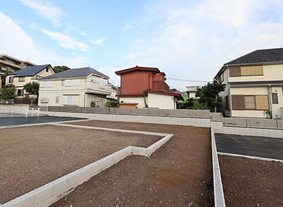 街区／調布市若葉町の新築一戸建て物件。つつじヶ丘・仙川、2つの駅が生活圏